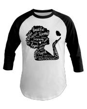 Strong Beautiful Talent Baseball Tee tile