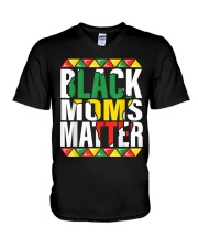 Black Moms Matter V-Neck T-Shirt tile