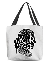 Speak your mind All-Over Tote tile