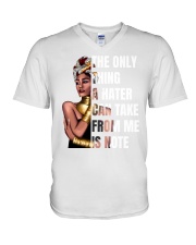 The only thing V-Neck T-Shirt tile