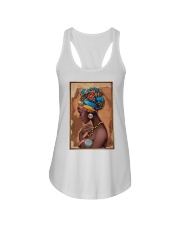 African Culture Ladies Flowy Tank tile