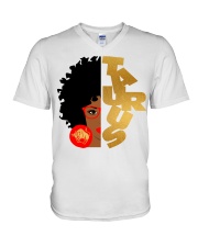 Taurus Gold Letters V-Neck T-Shirt tile