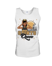 Saints Queen Unisex Tank tile