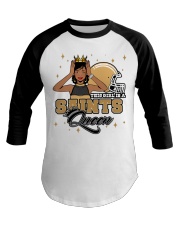 Saints Queen Baseball Tee tile
