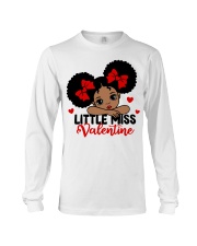 Afro Black girl Little Miss Valentine Long Sleeve Tee tile