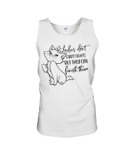 Ladies don't start fights Unisex Tank tile