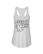 Ladies don't start fights Ladies Flowy Tank tile