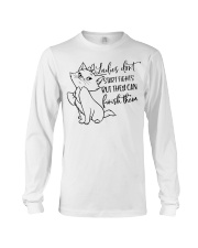 Ladies don't start fights Long Sleeve Tee tile