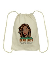Dear Locs Drawstring Bag tile