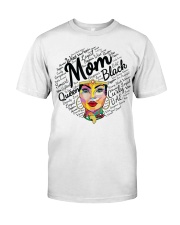 Mom Black Queen Classic T-Shirt front