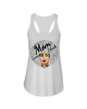 Mom Black Queen Ladies Flowy Tank tile