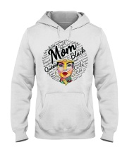 Mom Black Queen Hooded Sweatshirt tile