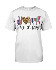 Peace Love Horse Premium Fit Mens Tee tile