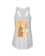 Travel Lightly Ladies Flowy Tank tile
