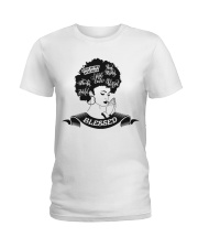 God is my strength Ladies T-Shirt tile