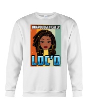 Black girl Unapologetically LOC'D Crewneck Sweatshirt tile