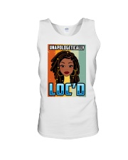 Black girl Unapologetically LOC'D Unisex Tank tile