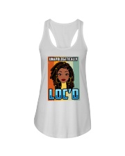 Black girl Unapologetically LOC'D Ladies Flowy Tank tile