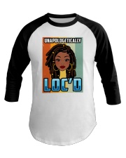 Black girl Unapologetically LOC'D Baseball Tee tile