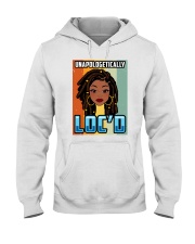Black girl Unapologetically LOC'D Hooded Sweatshirt tile