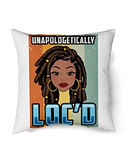 Black girl Unapologetically LOC'D Indoor Pillow tile