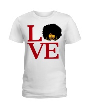 Love Black Head Ladies T-Shirt tile