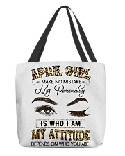 April Girl All-Over Tote tile