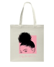 Curly hair don't care Tote Bag tile