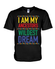 I am my ancestors 1 V-Neck T-Shirt tile