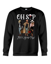 Oh Sip 3 Girls Crewneck Sweatshirt tile