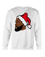 christmas beard man 1 Crewneck Sweatshirt tile