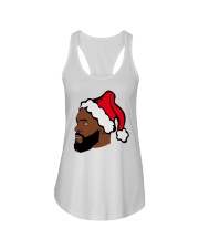 christmas beard man 1 Ladies Flowy Tank tile