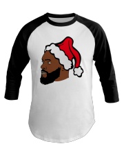 christmas beard man 1 Baseball Tee tile