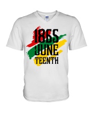 1865 Juneteenth V-Neck T-Shirt tile