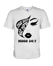 Thou Shall Not Try Me V-Neck T-Shirt tile