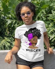 Black girl Zodiac Sign Pisces Classic T-Shirt apparel-classic-tshirt-lifestyle-front-233