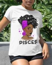 Black girl Zodiac Sign Pisces Classic T-Shirt apparel-classic-tshirt-lifestyle-front-234