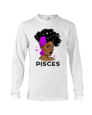 Black girl Zodiac Sign Pisces Long Sleeve Tee tile