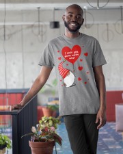 I love you gnome matter what Valentine's day red Classic T-Shirt apparel-classic-tshirt-lifestyle-front-34