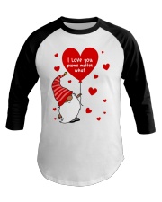 I love you gnome matter what Valentine's day red Baseball Tee tile