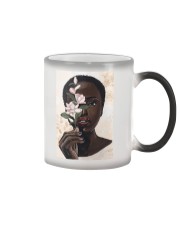 Beautiful Black Woman Poster Color Changing Mug tile