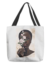 Beautiful Black Woman Poster All-Over Tote tile
