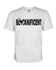 BLACKNIFICENT V-Neck T-Shirt tile