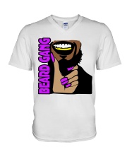 Beard Gang V-Neck T-Shirt tile