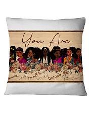 You are 2 Horizontal Poster Square Pillowcase tile