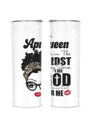 April Glitter Tumbler tile