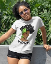 Black girl Zodiac Sign Virgo Classic T-Shirt apparel-classic-tshirt-lifestyle-front-232