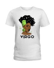 Black girl Zodiac Sign Virgo Ladies T-Shirt tile