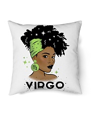 Black girl Zodiac Sign Virgo Indoor Pillow tile