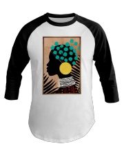 Afro girl 2 Baseball Tee tile